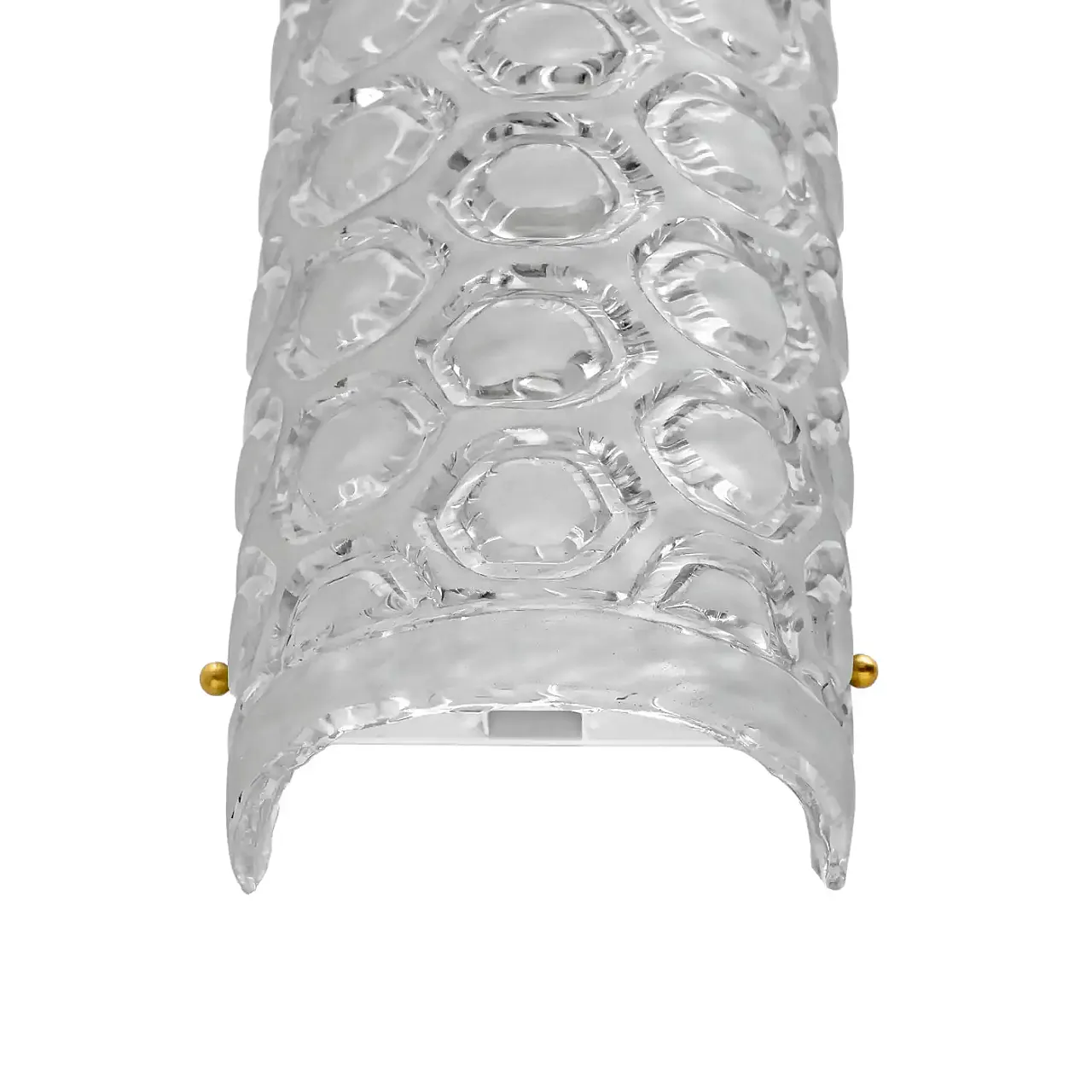 Coppia di lampade da parete in vetro di Murano, anni 2000 6