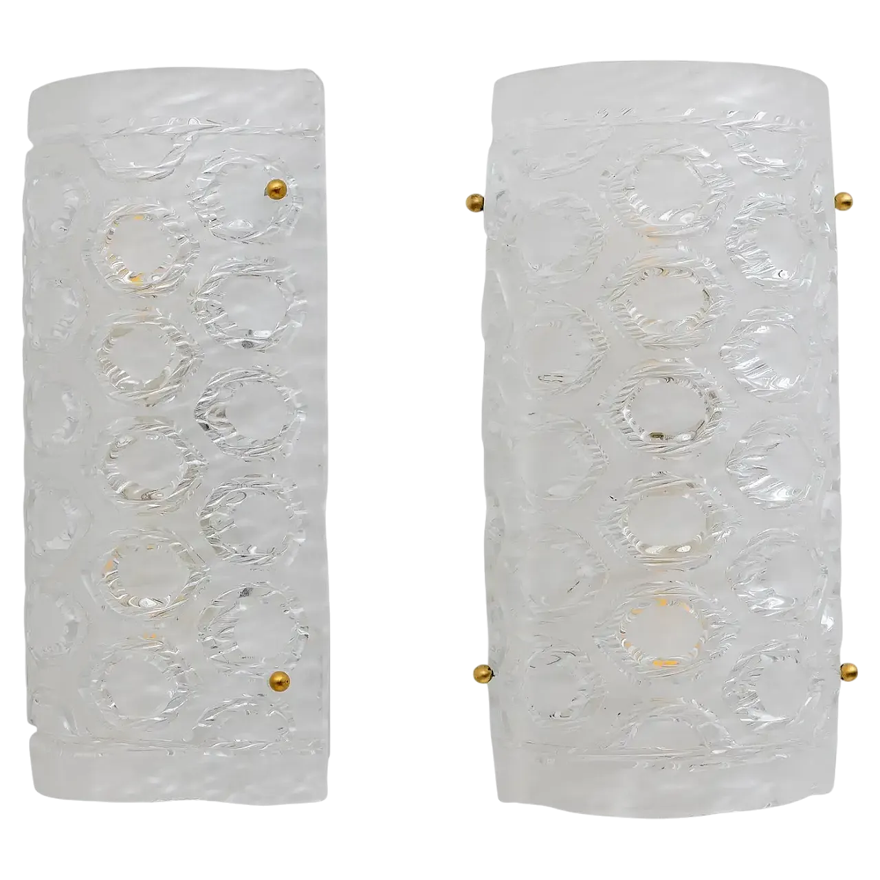 Coppia di lampade da parete in vetro di Murano, anni 2000 10