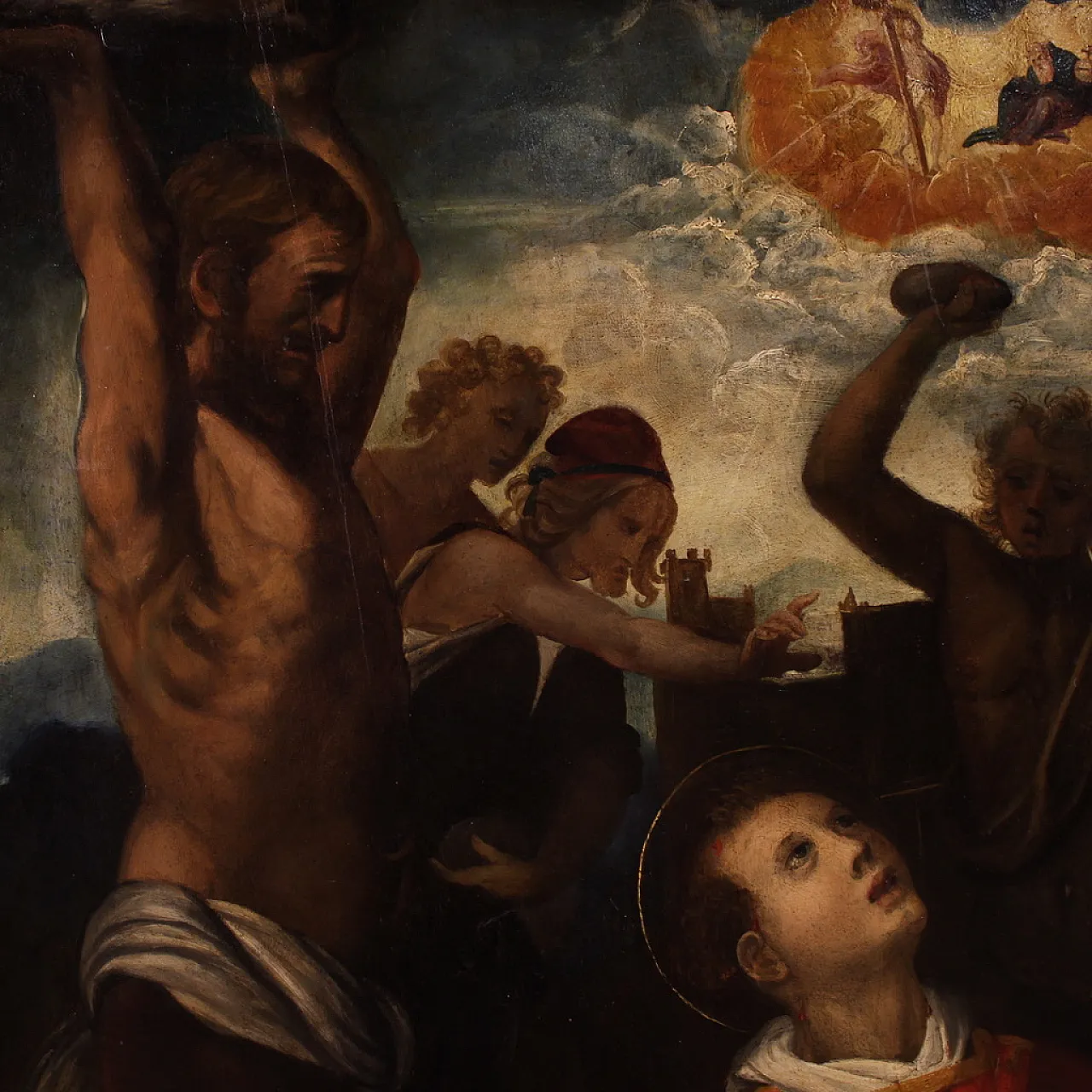 Dipinto Il martirio di Santo Stefano, '600 10