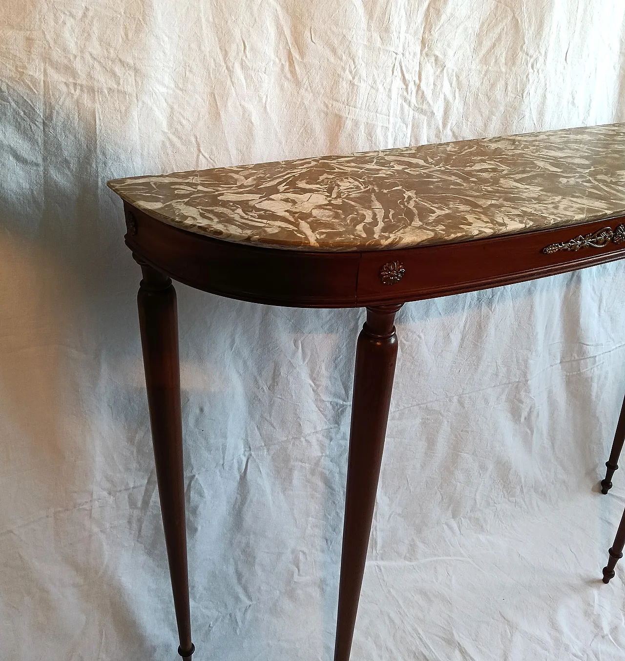 Consolle in stile con piano in marmo, '900 10