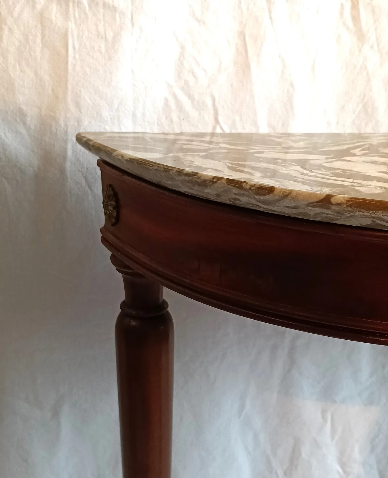 Consolle in stile con piano in marmo, '900 12