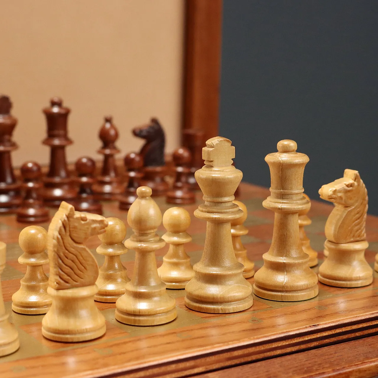 Scatola da gioco in legno e argento 925, '900 4