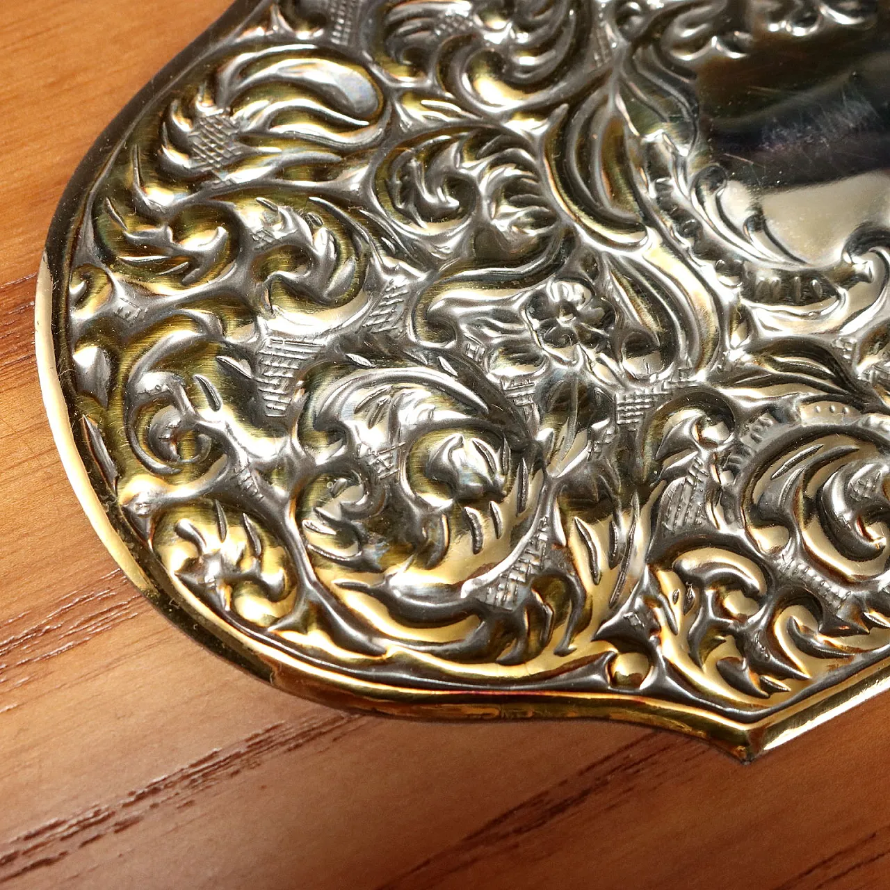 Scatola da gioco in legno e argento 925, '900 8