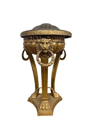 Brucia profumi Impero in bronzo scolpito, '800