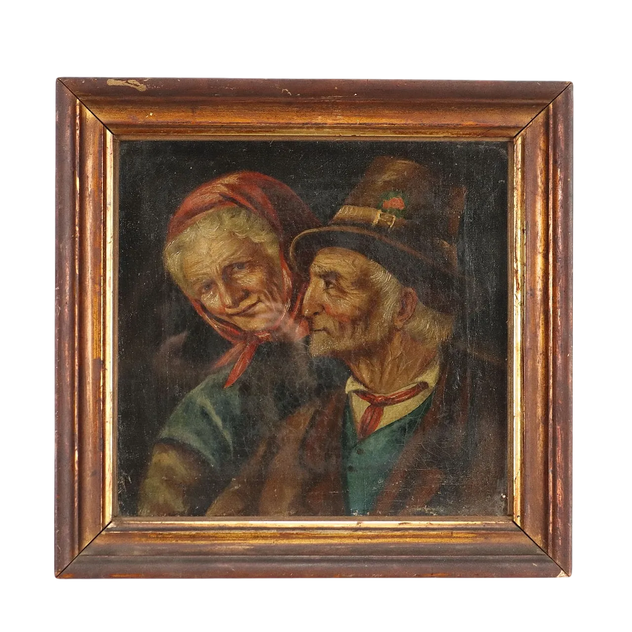 Portrait of an Elderly Couple, oil on canvas, 19th century 10
