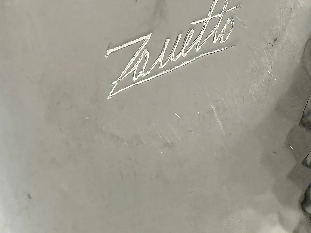 Midcentury Silver-Plated Hand-Hammered Brass Box, Zanetto Padua Italy 17