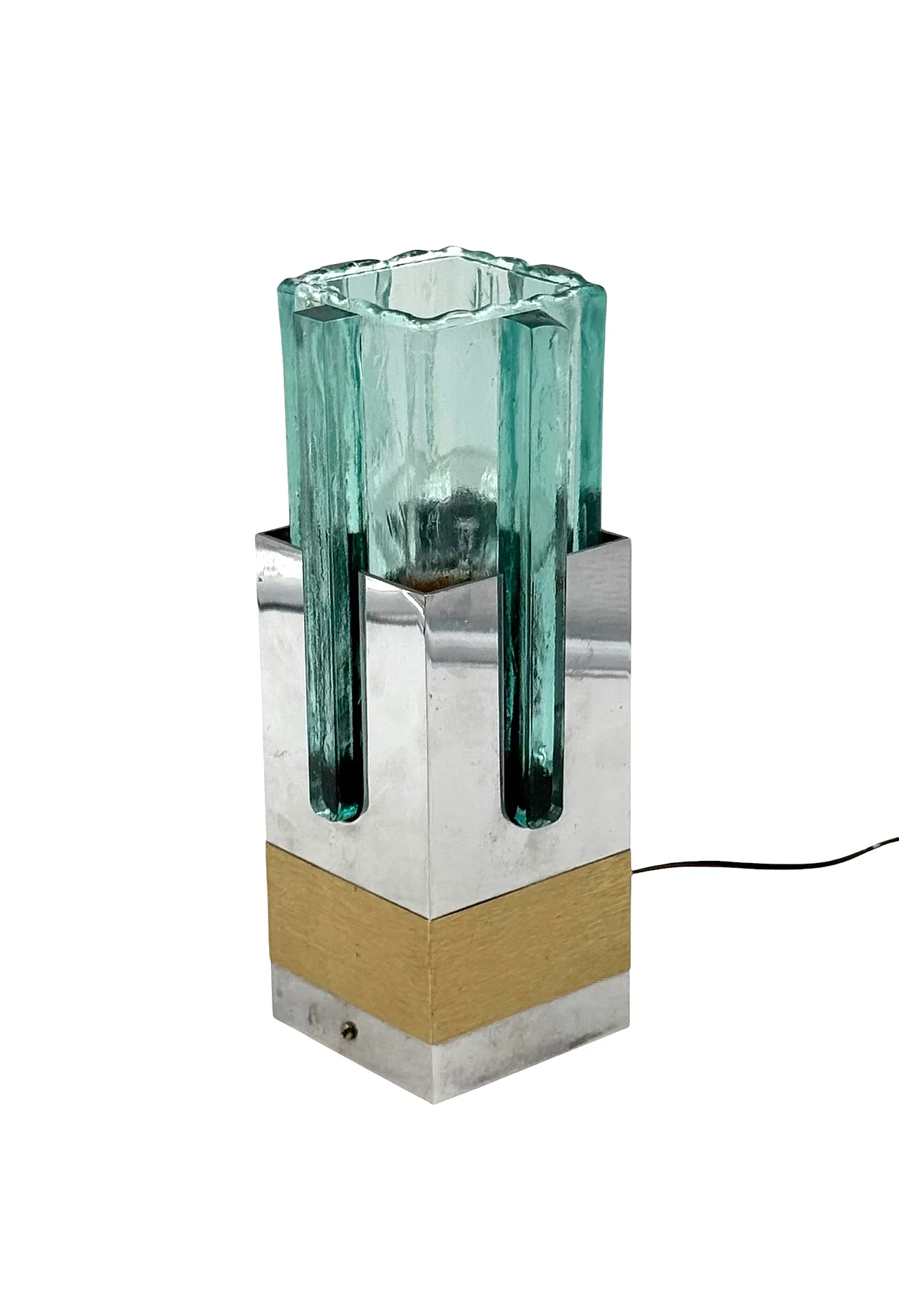 Hollywood Regency Table Lamp, Gaetano Sciolari Italy 1970s 9