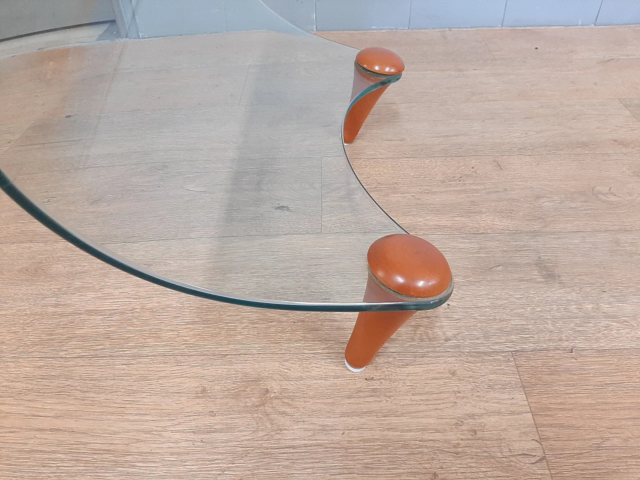 Tango Design Table by Fabio Di Bartolomei for Fiam 90s with m 3