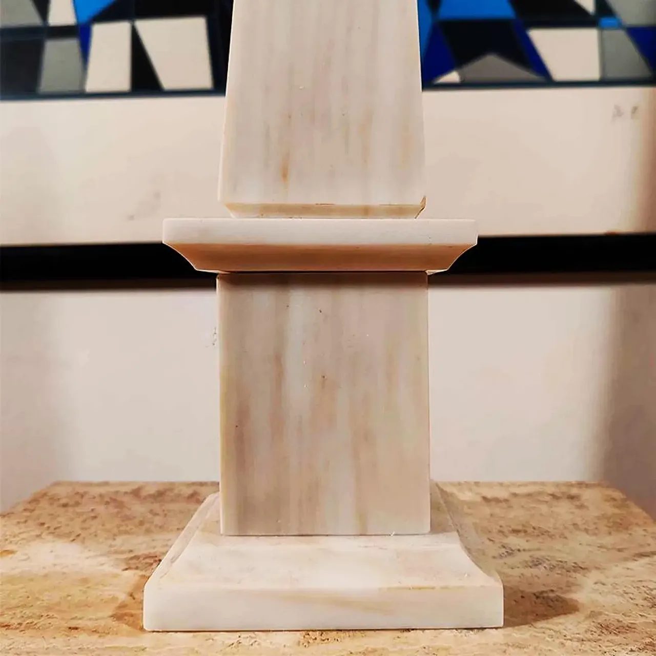 Coppia di grandi obelischi in marmo di Carrara, anni '70 6