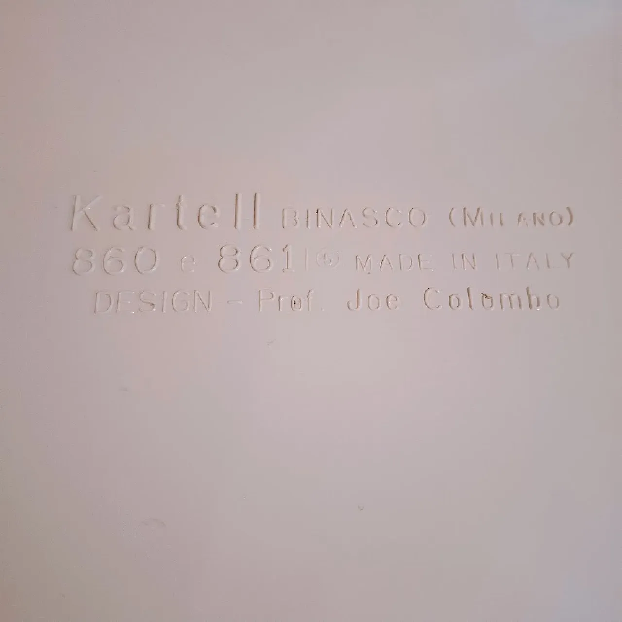 Coppia sedie di Joe Colombo per Kartell, 1970 3