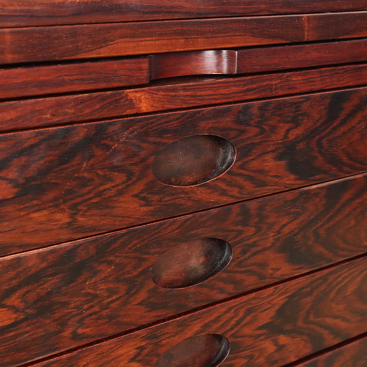 Flap desk by Gianfranco Frattini for Bernini, Italy, 1960s 9