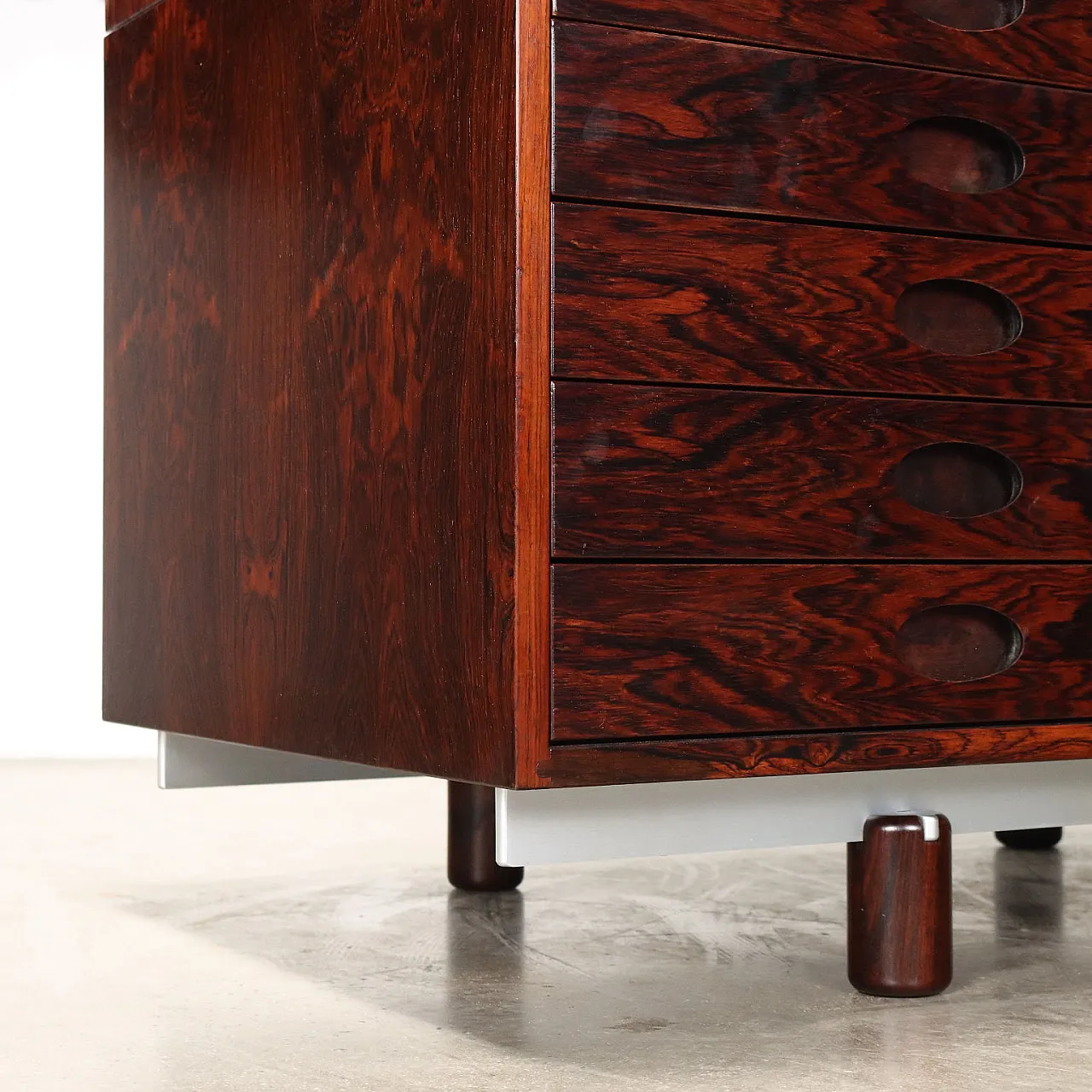 Flap desk by Gianfranco Frattini for Bernini, Italy, 1960s 10