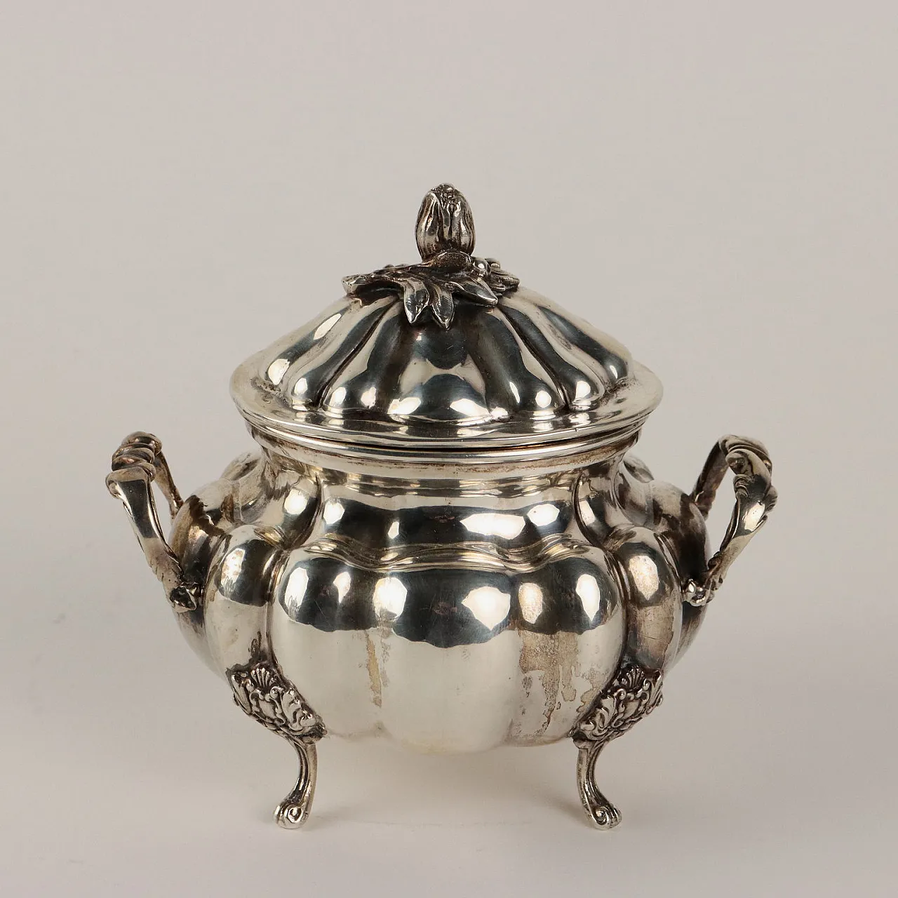 Servizio da tè in argento, '900 10