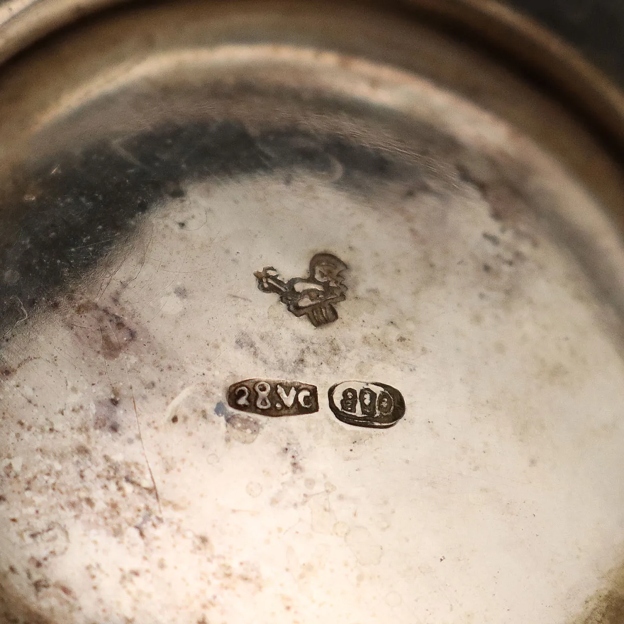 Teiera in argento, metà '900 8