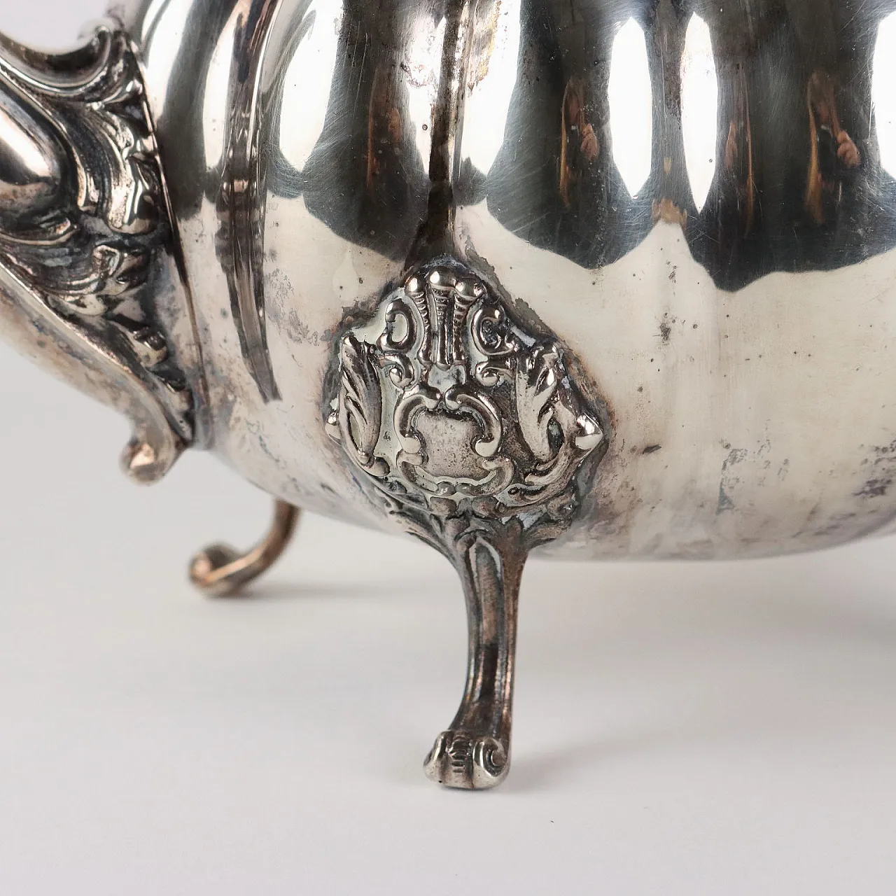 Teiera in argento, Manifattura di Bologna, fine '900 6