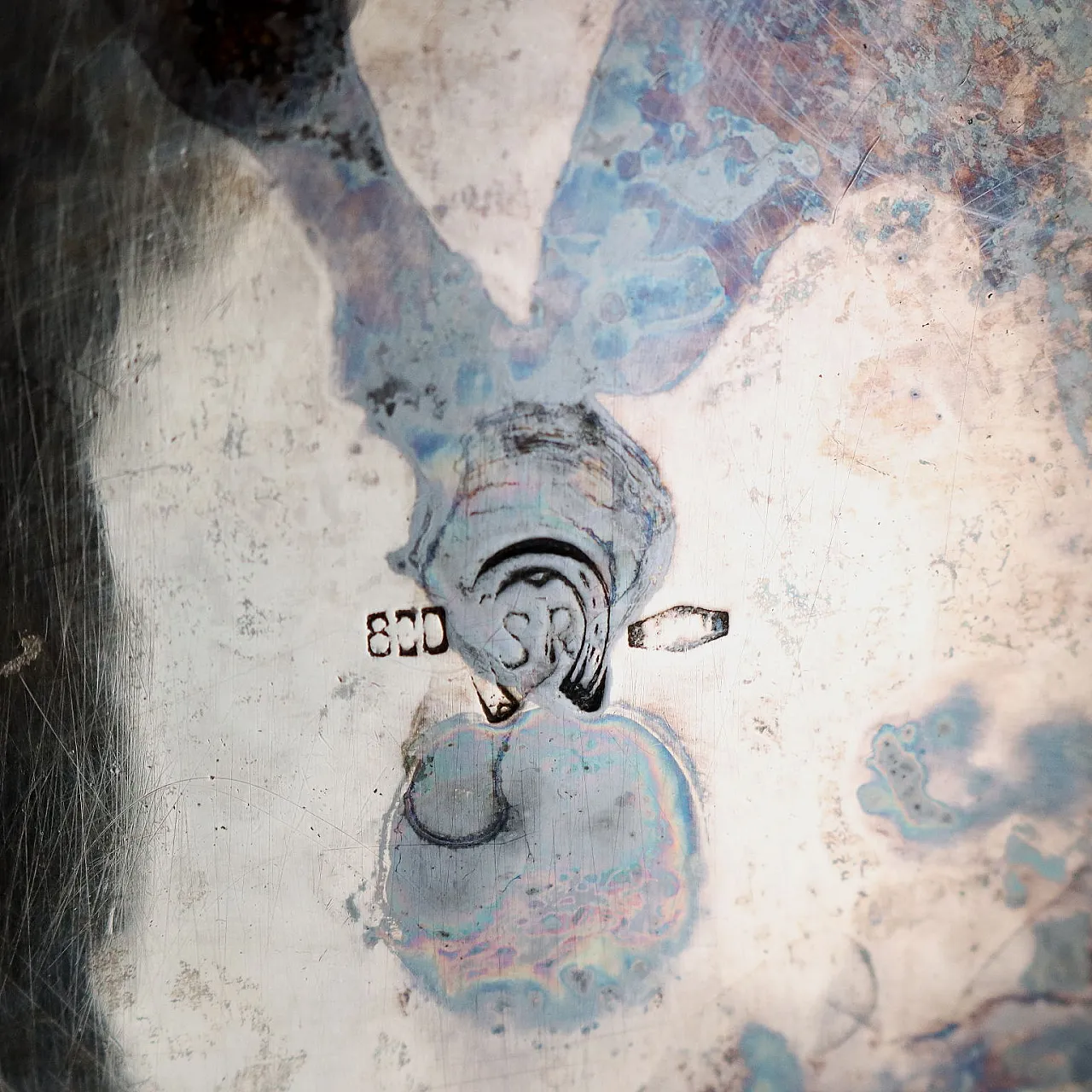 Teiera in argento, Manifattura di Bologna, fine '900 9