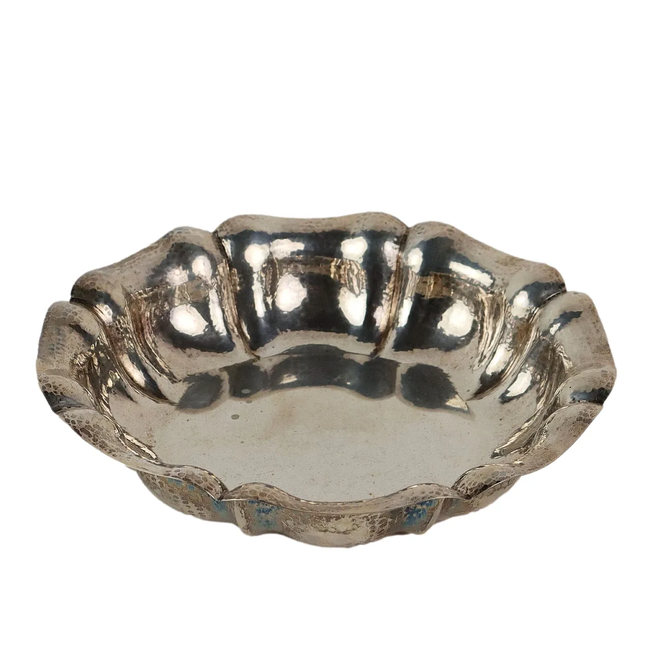 Silver bowl by Sandonà Aurelio, 20th century 1