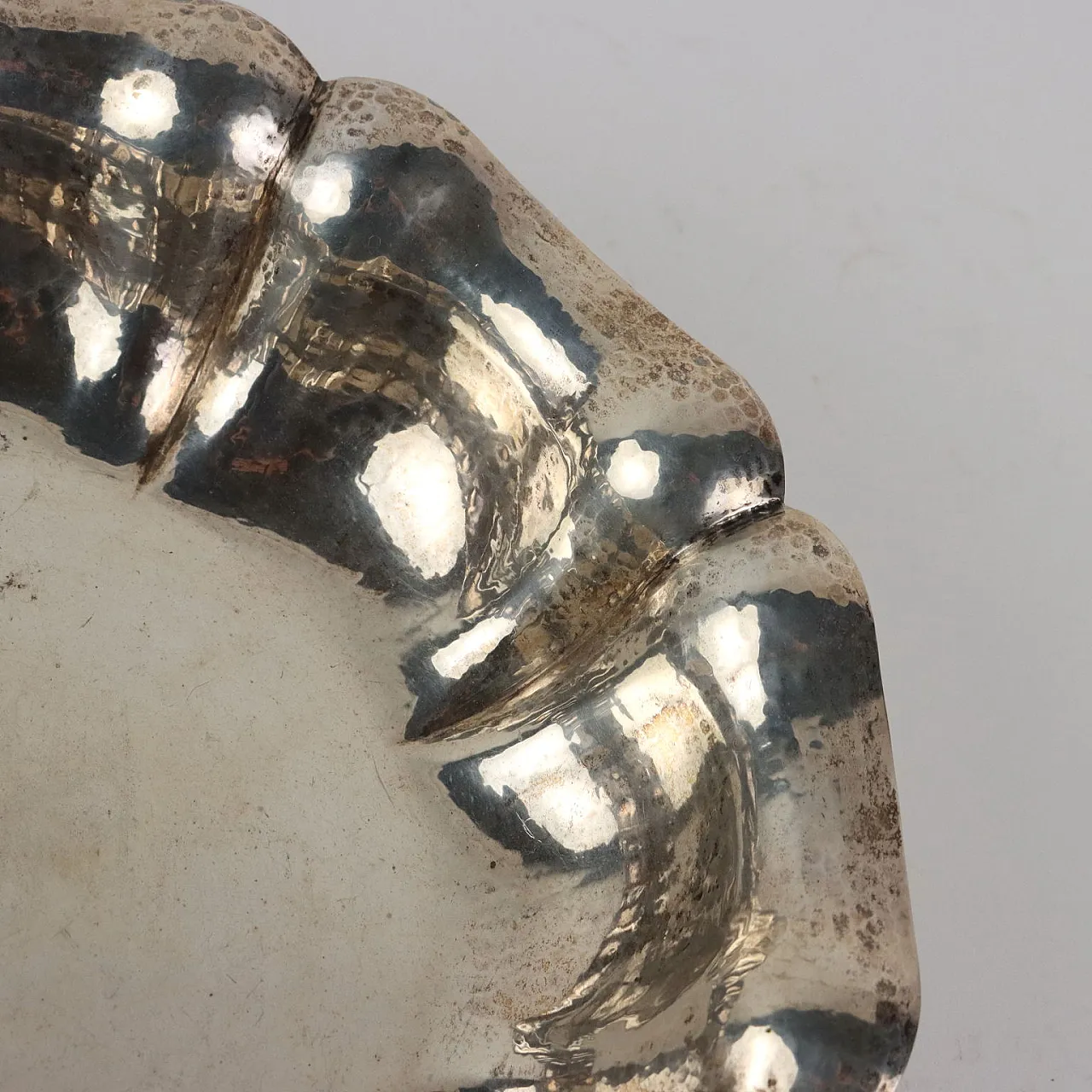 Silver bowl by Sandonà Aurelio, 20th century 3