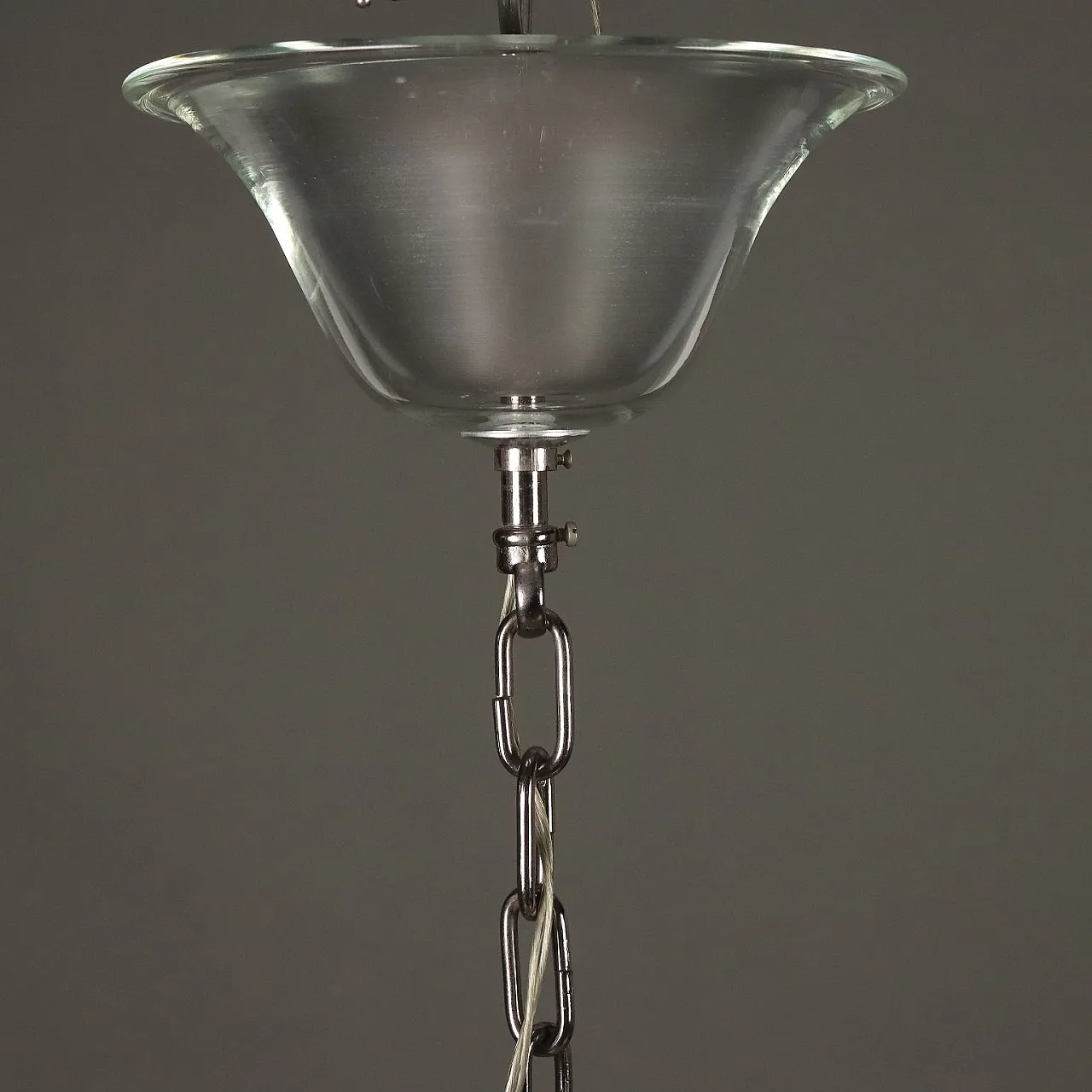 Lampadario veneziano in vetro soffiato, '900 5