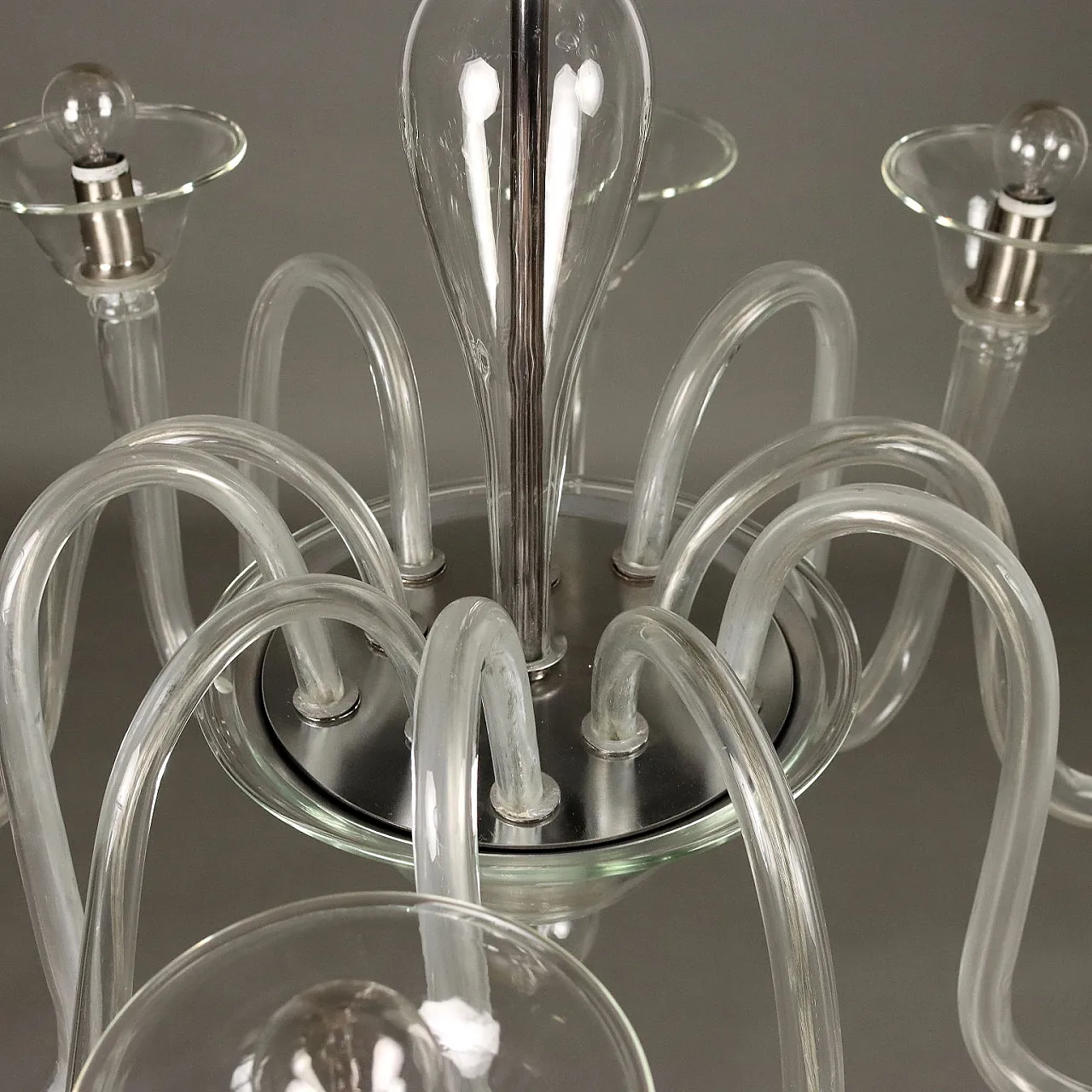 Lampadario veneziano in vetro soffiato, '900 8