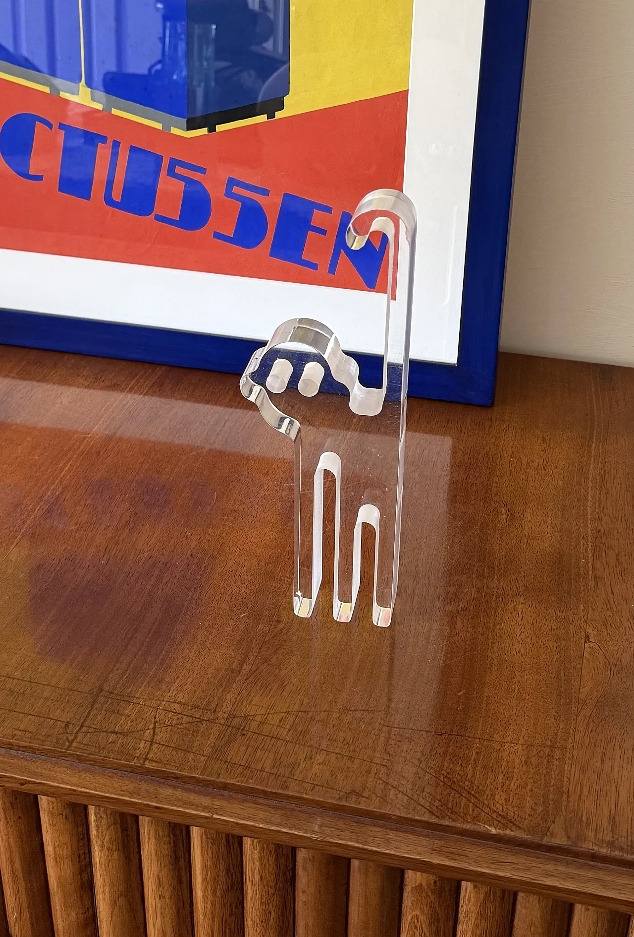 Silvio Russo, lucite monkey sculpture, Guzzini Italy 1970s 2