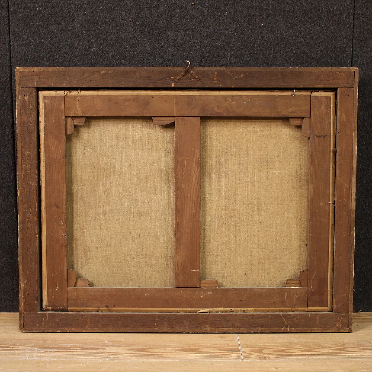 Bucolic landscape painting figures, pastoral scene,  17th century 10