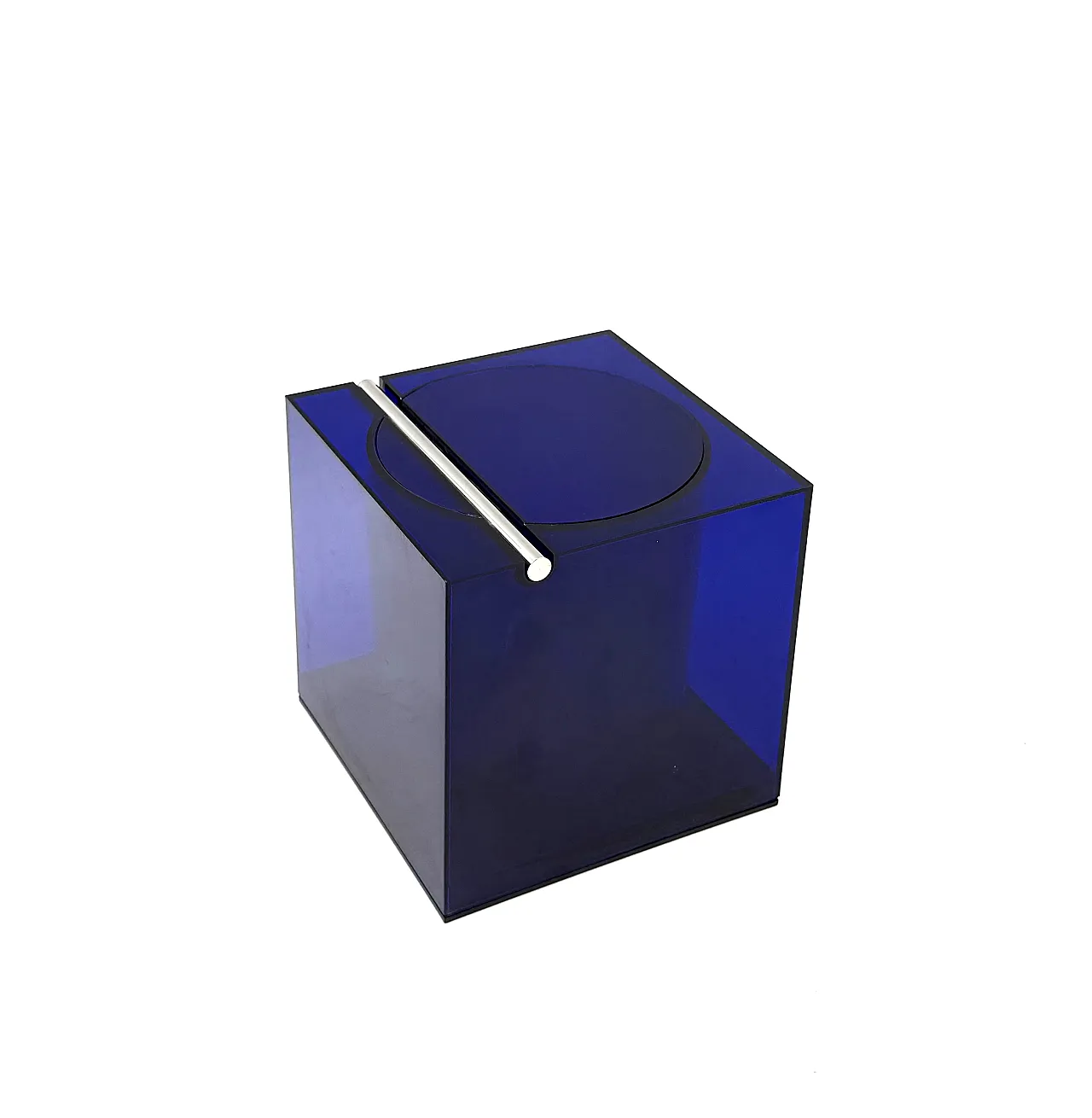 Space Age Blue Plastic Ice Bucket, Cini & Nils Italy, ca. 1970s 11