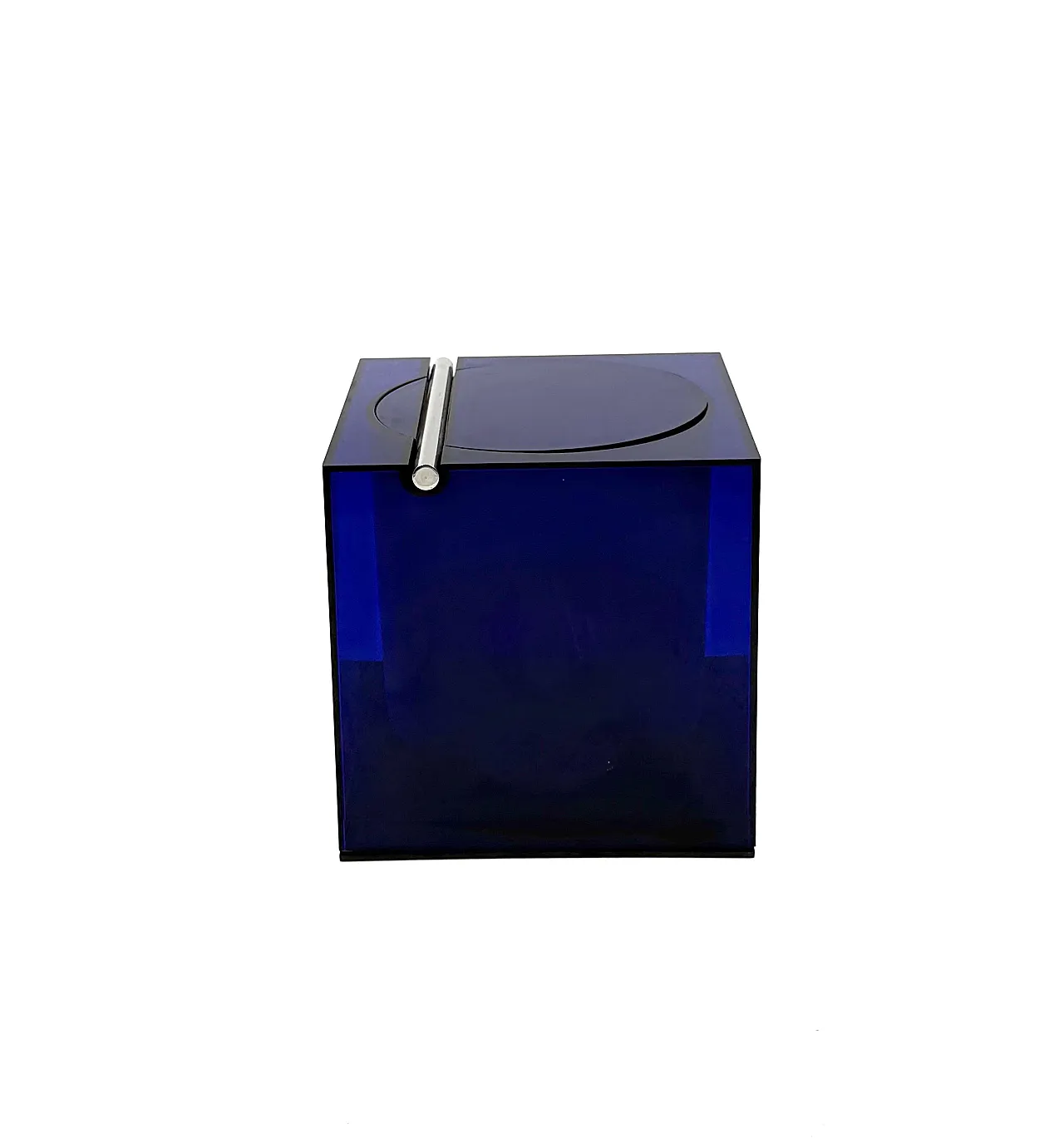Space Age Blue Plastic Ice Bucket, Cini & Nils Italy, ca. 1970s 12