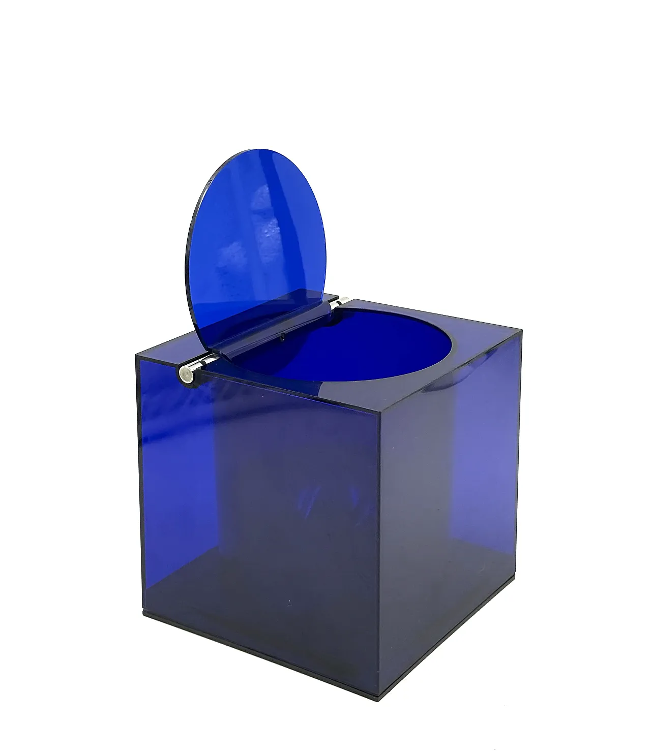 Space Age Blue Plastic Ice Bucket, Cini & Nils Italy, ca. 1970s 17