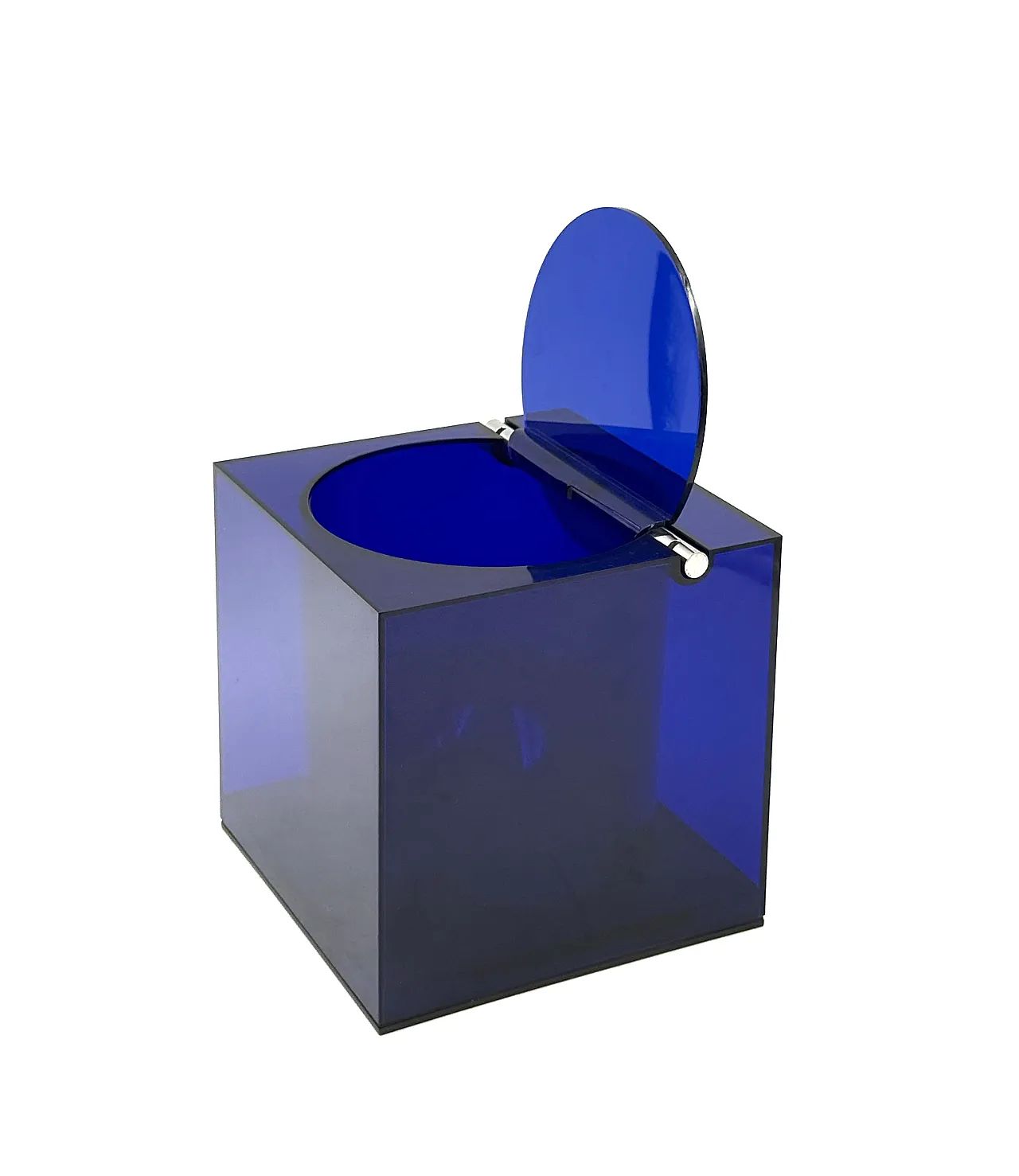 Space Age Blue Plastic Ice Bucket, Cini & Nils Italy, ca. 1970s 18