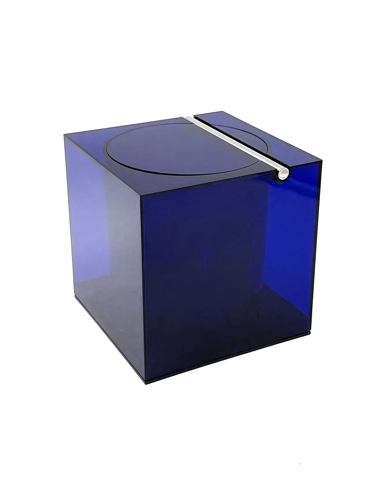 Space Age Blue Plastic Ice Bucket, Cini & Nils Italy, ca. 1970s 22