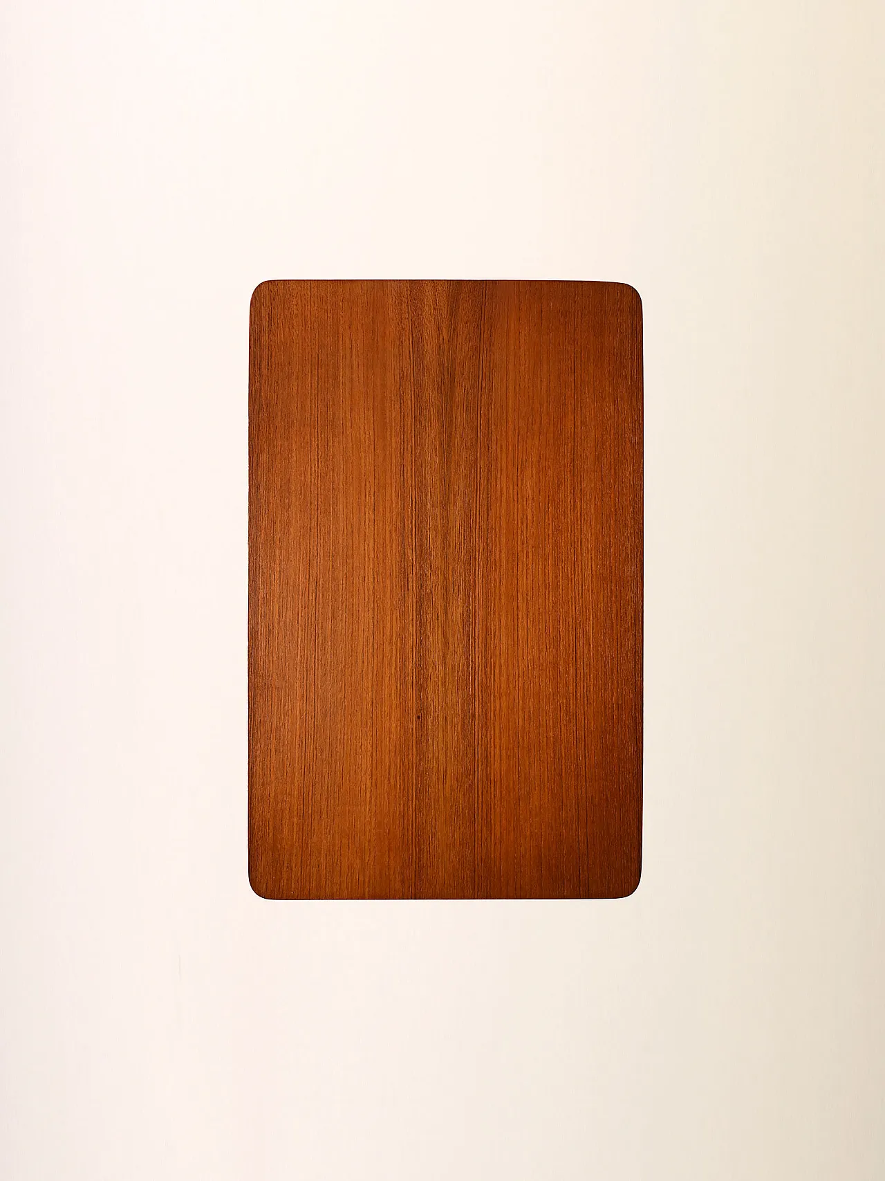 Comodino scandinavo in teak con mensola, anni '60 8