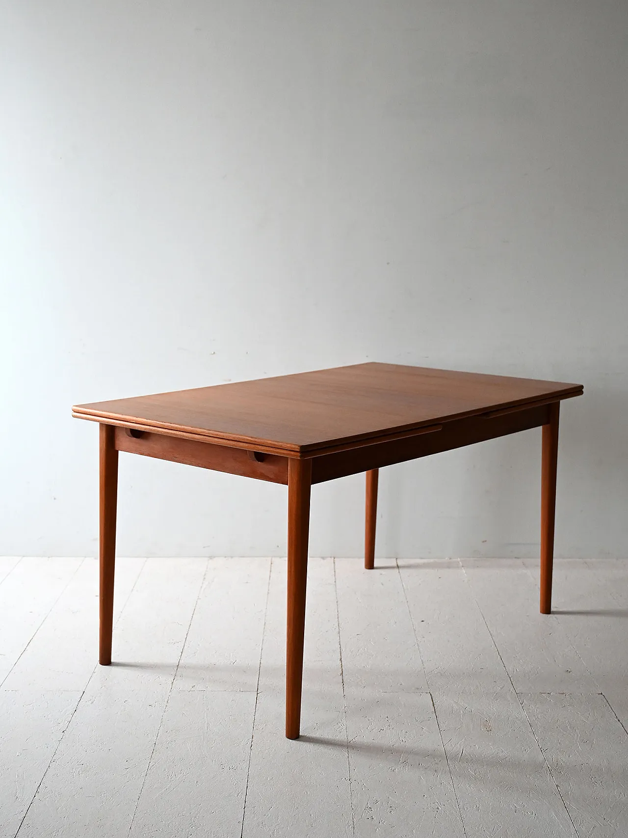 Scandinavian extendable table in teak, anni '60 3