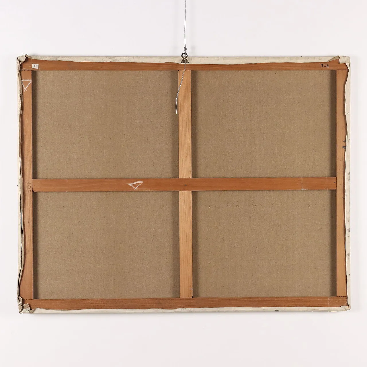 Têtes-Paysage by ORAZI, oil on canvas, 1970s 10