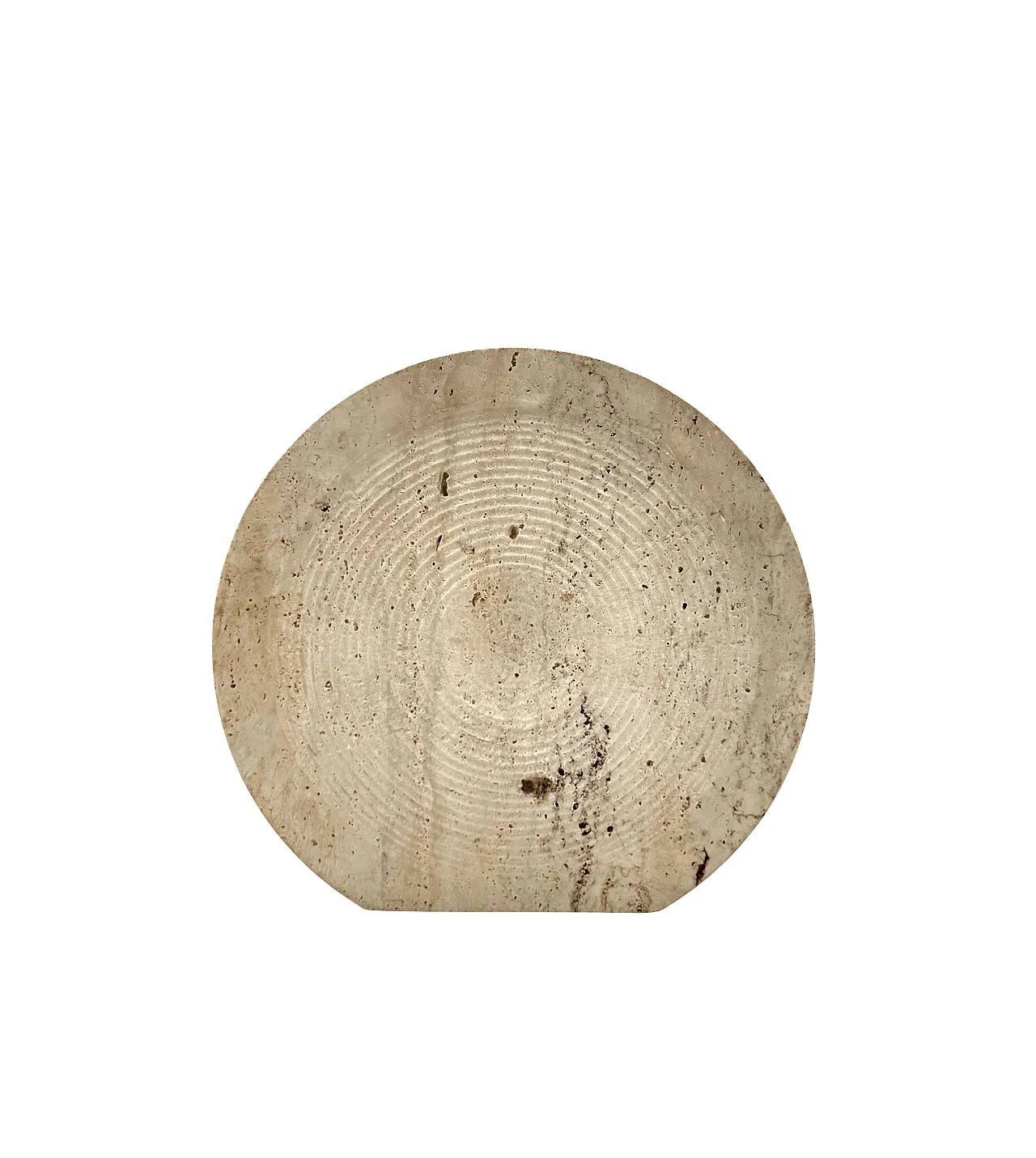 Travertine solifleur vase by Cerri Nestore, 1970s 1