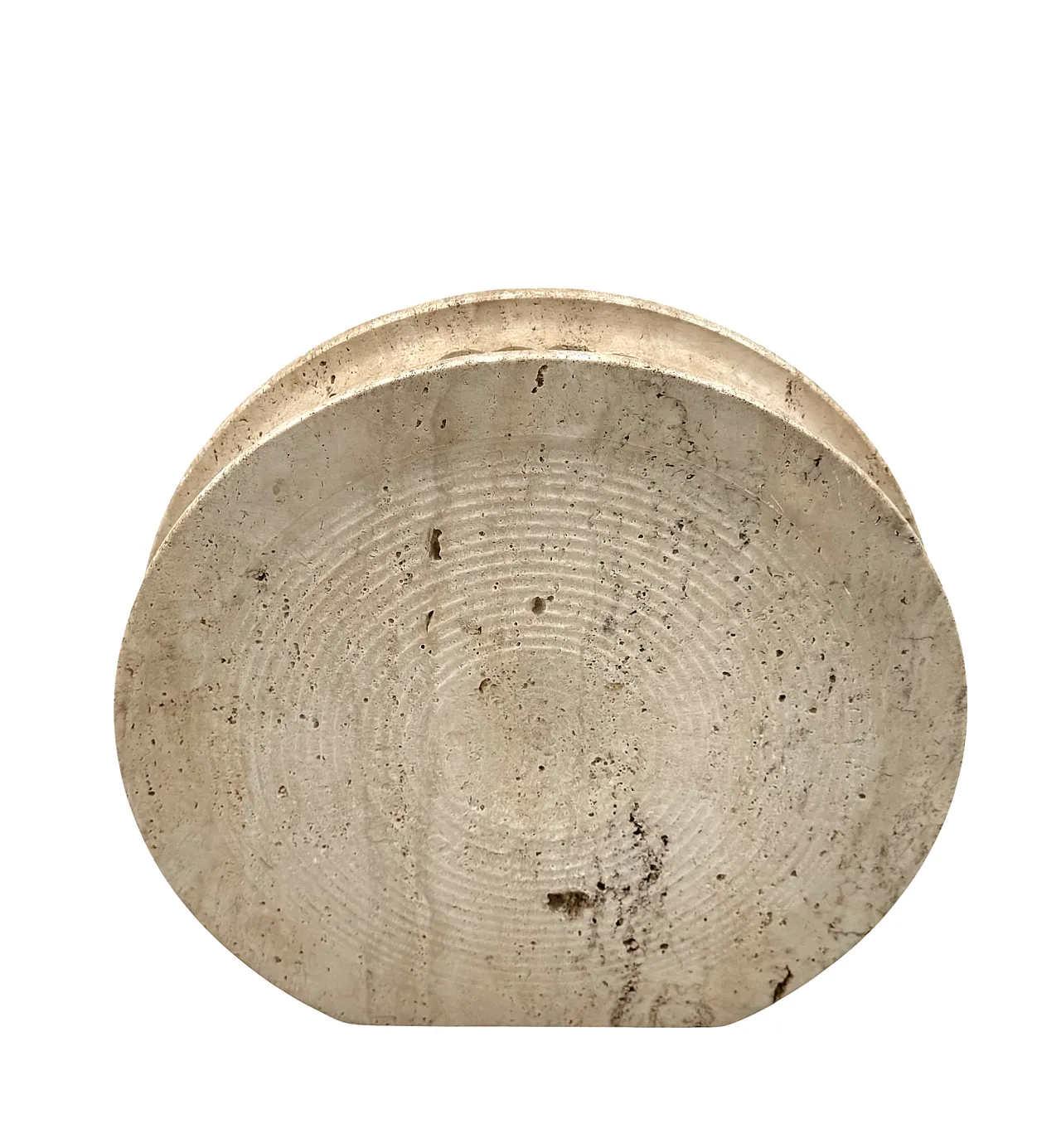 Travertine solifleur vase by Cerri Nestore, 1970s 5