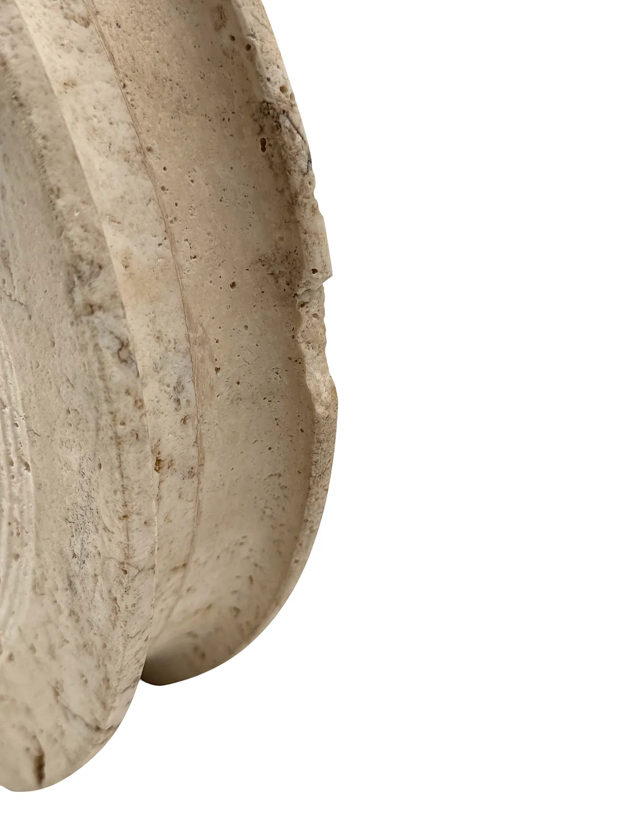 Travertine solifleur vase by Cerri Nestore, 1970s 11