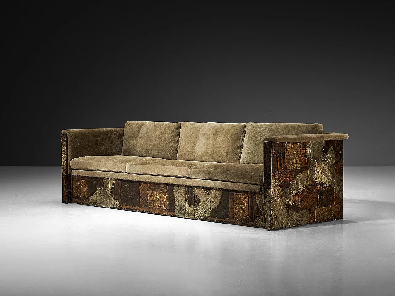 Patchwork sofa by Paul Evans for Paul Evans Studio, 1970s 6