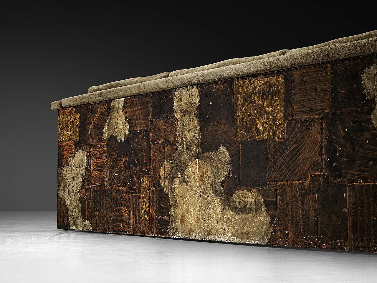 Patchwork sofa by Paul Evans for Paul Evans Studio, 1970s 9