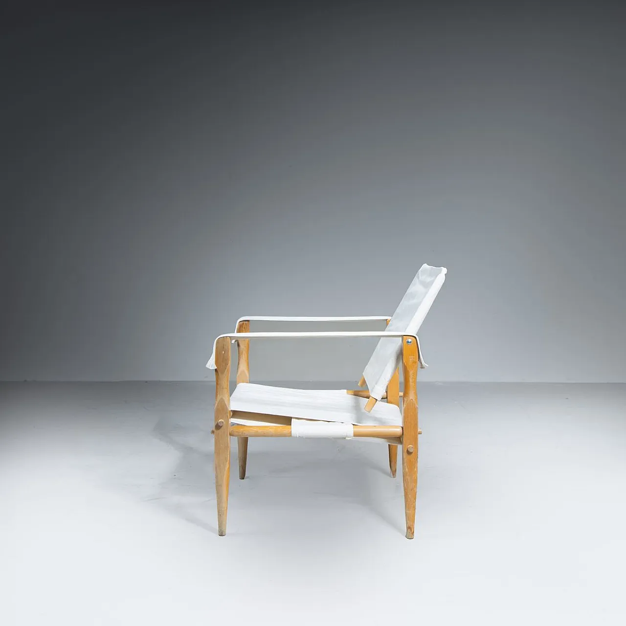 Safari Kk47000 Armchair by Kaare Klint for Carl Hansen & Søn, Denmark, 1960s 2