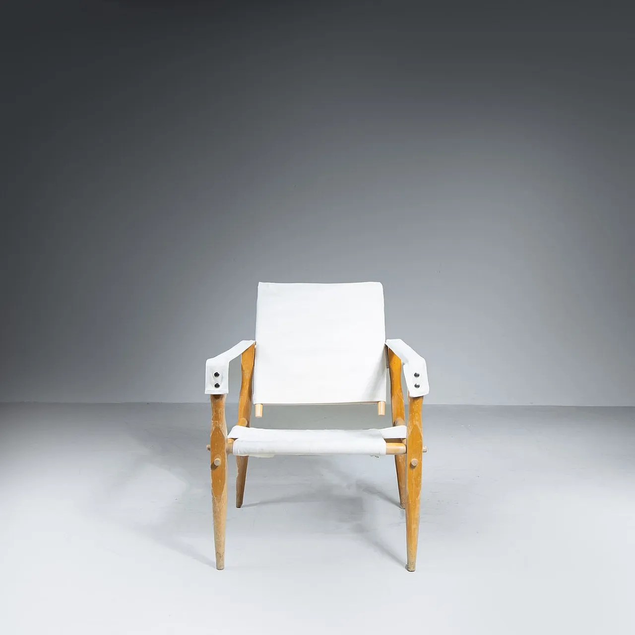 Safari Kk47000 Armchair by Kaare Klint for Carl Hansen & Søn, Denmark, 1960s 3