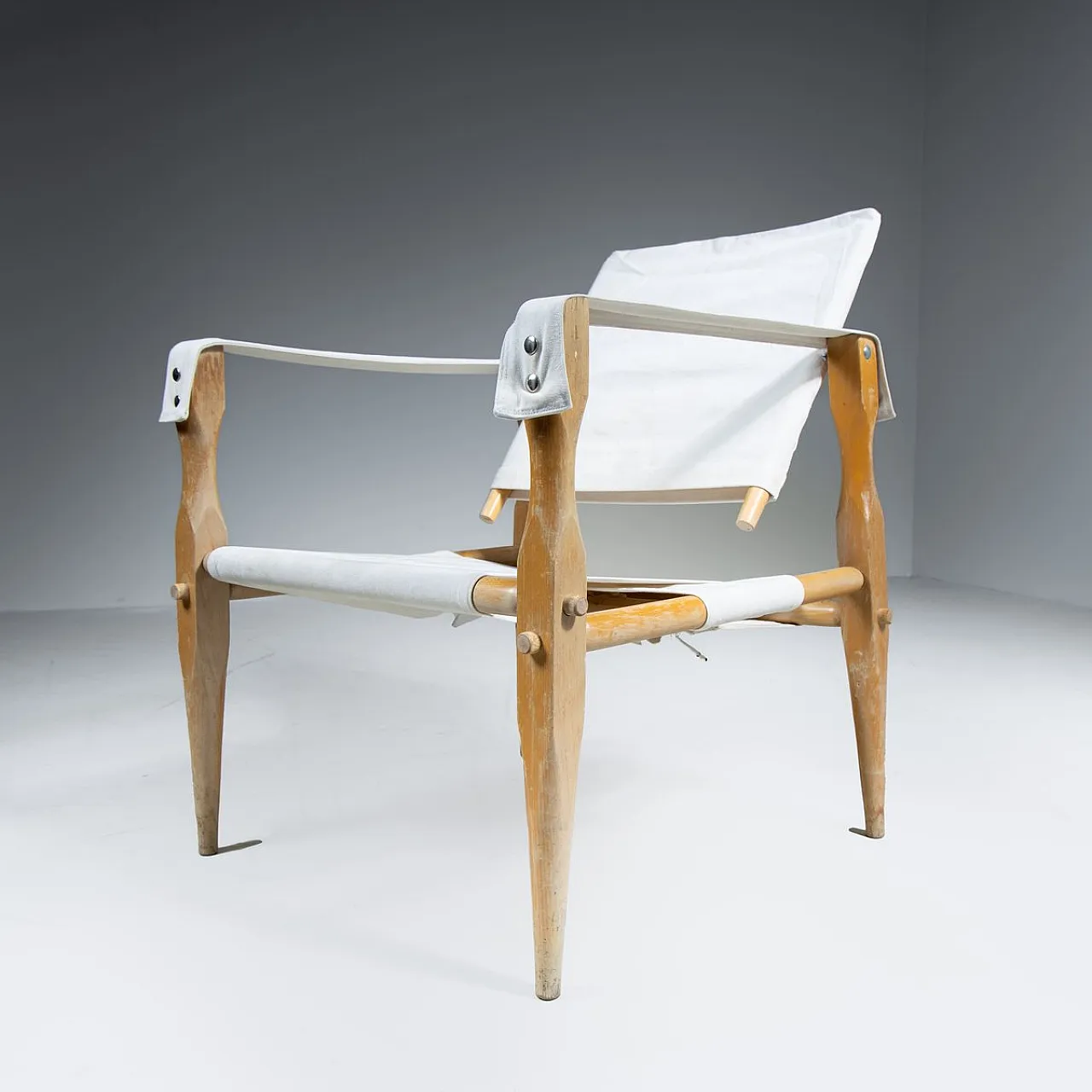 Safari Kk47000 Armchair by Kaare Klint for Carl Hansen & Søn, Denmark, 1960s 4