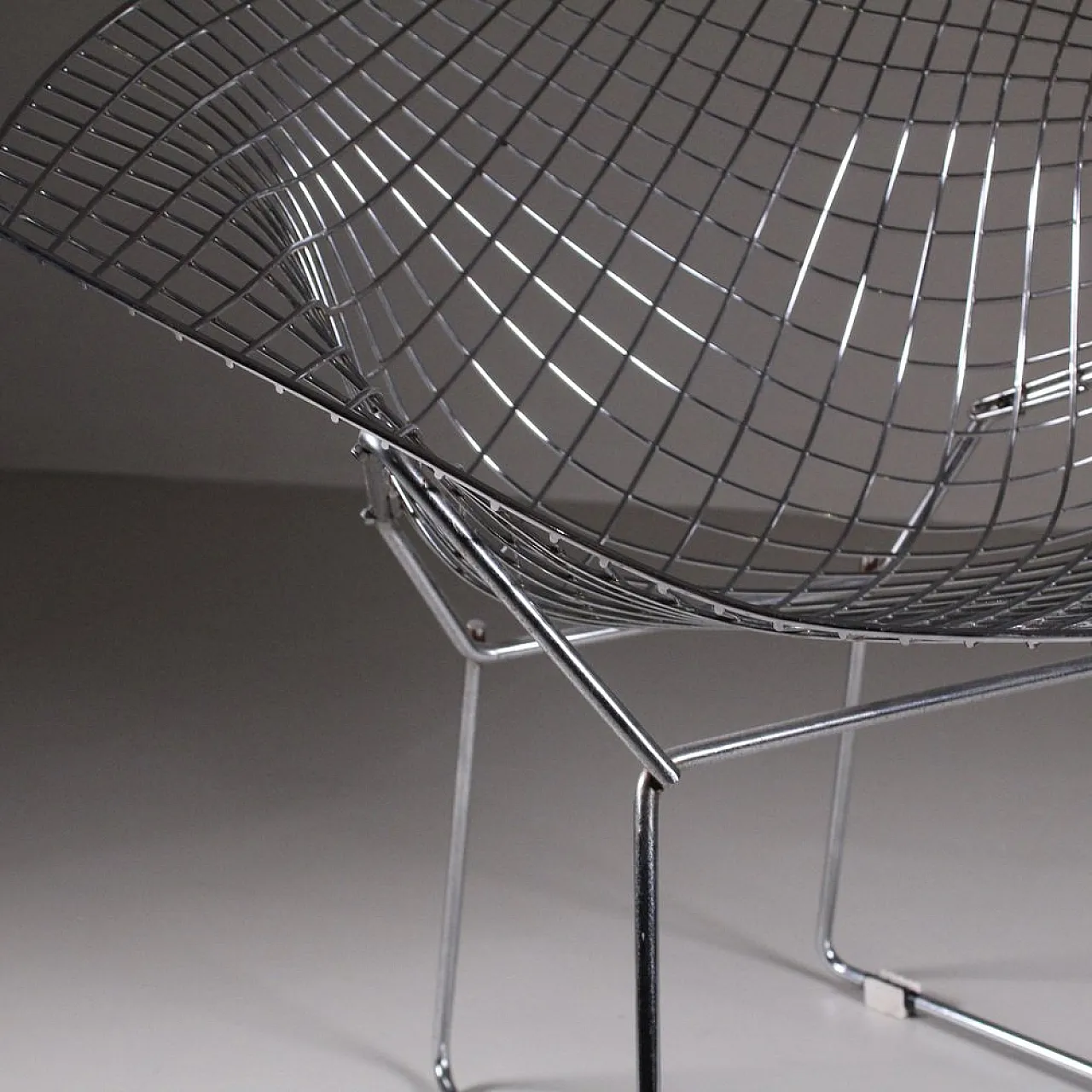 Sedia Diamond di Harry Bertoia per Knoll Inc. / Knoll International, anni '70 5