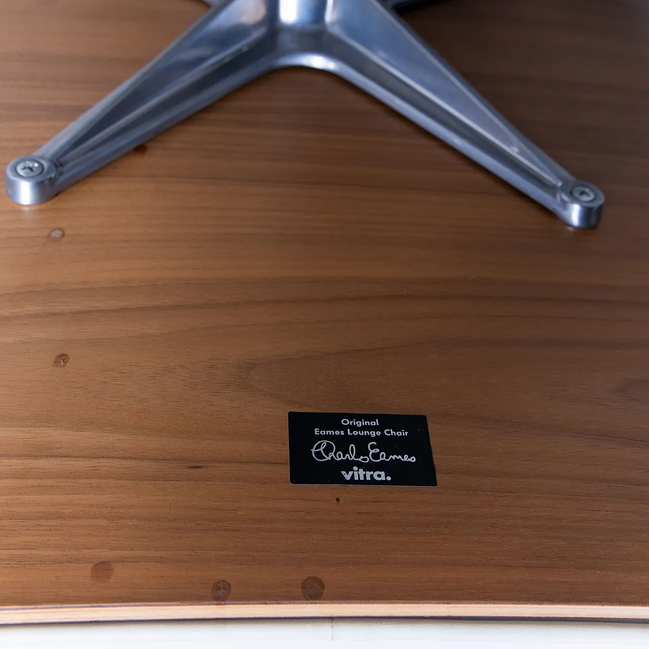 Set of Lounge Chair and Ottoman by Charles & Ray Eames for Vitra, 1950s 3