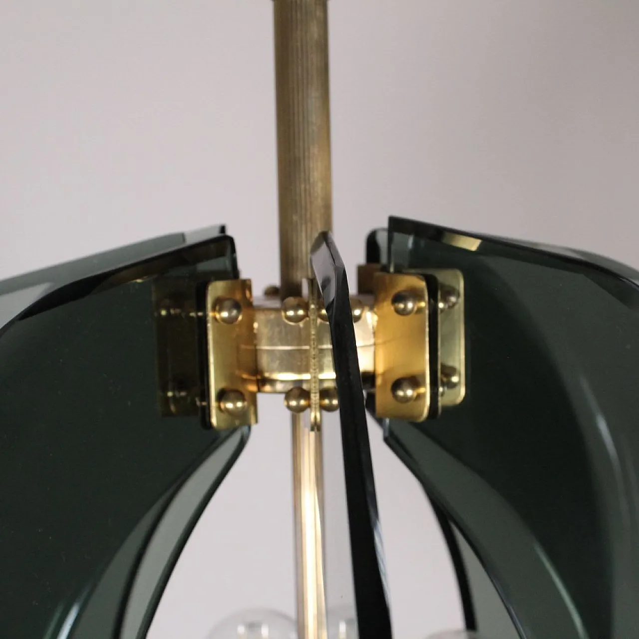 Mid-Century Glass Chandelier by Gino Paroldo, 1960s 6