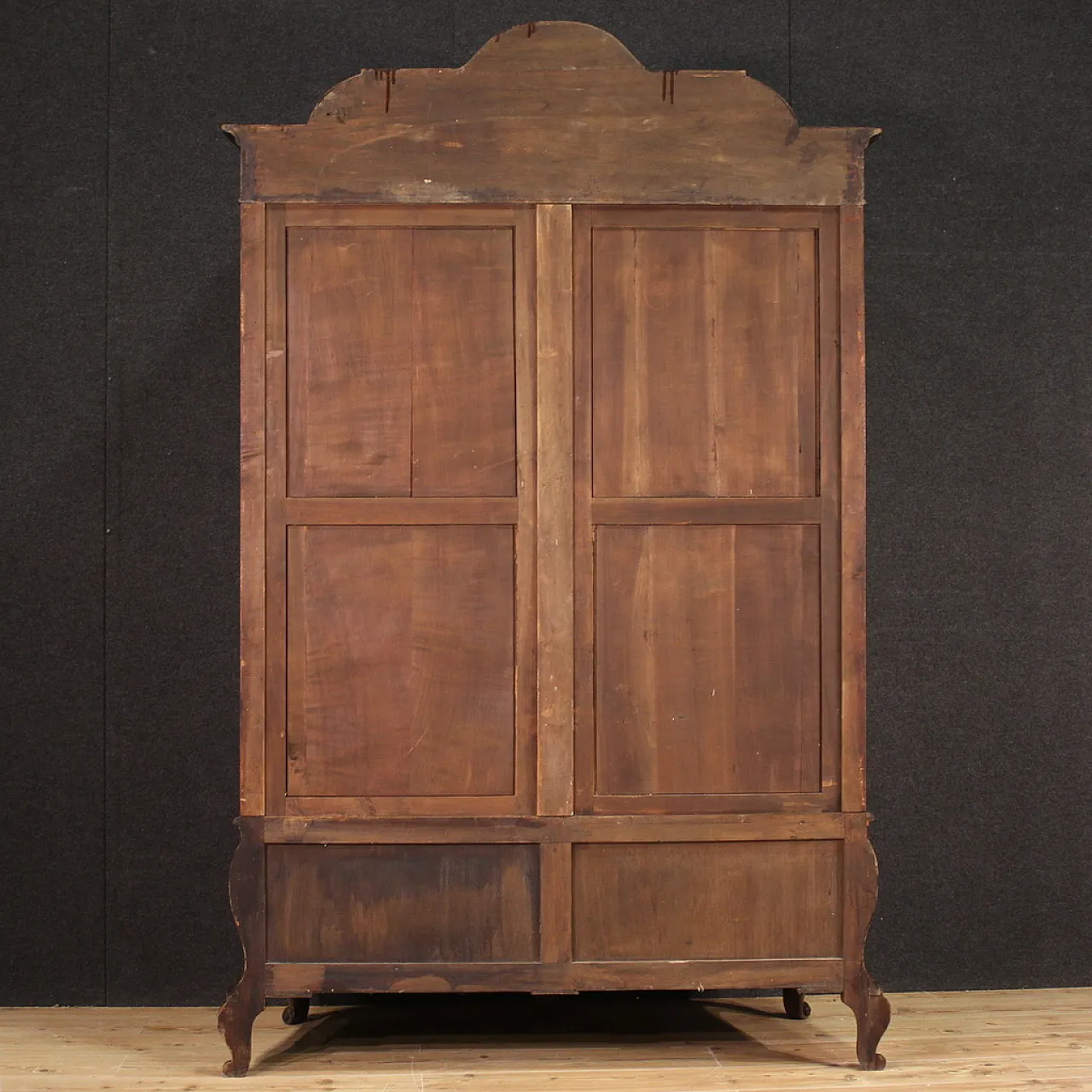 Lombard wardrobe inlaid Louis XV style, 50s 6