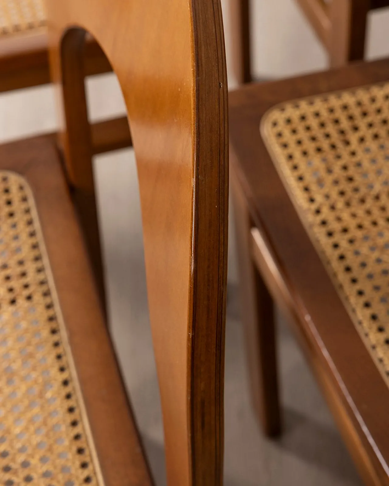 4 Chairs Arcadia by A. Caraceni for Tagliabue, 1970s 6