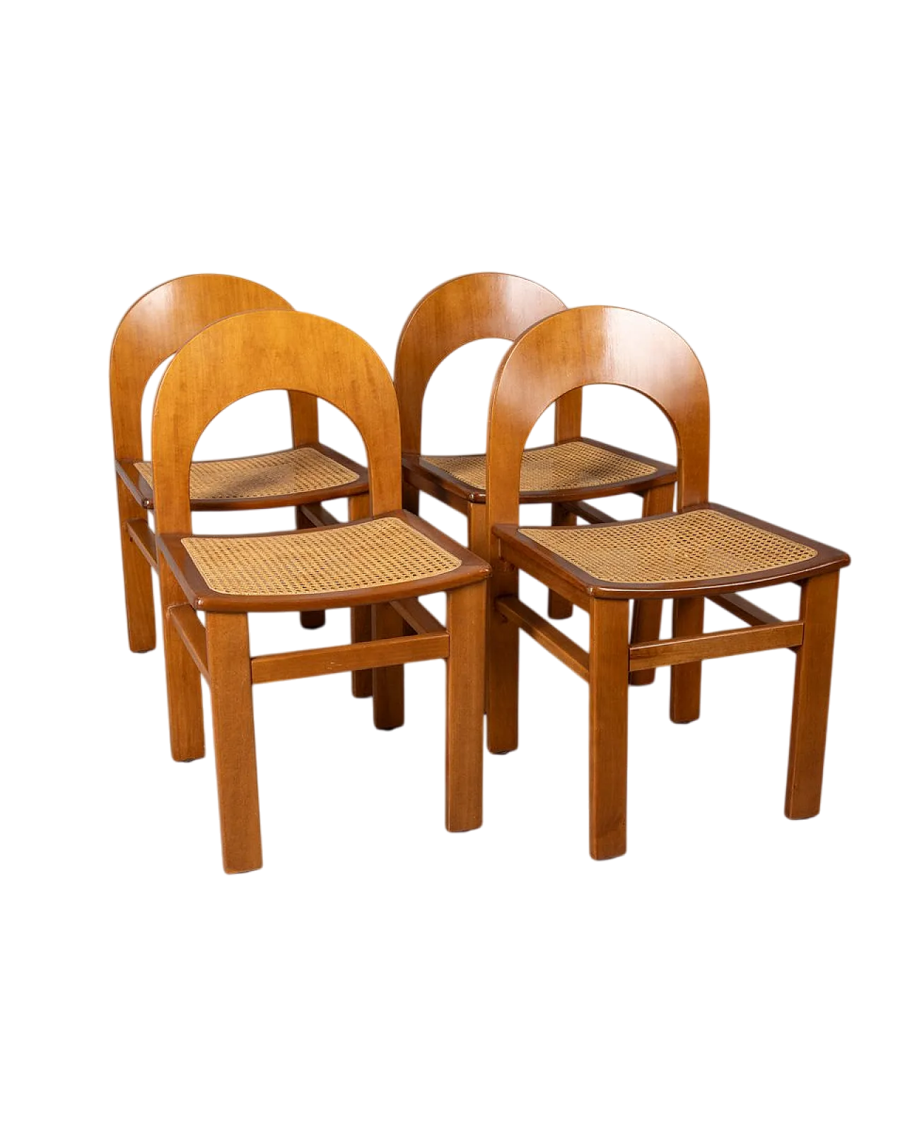 4 Chairs Arcadia by A. Caraceni for Tagliabue, 1970s 10