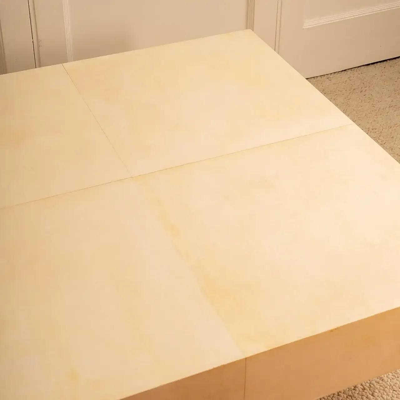 Parchment coffee table, 1970s 5