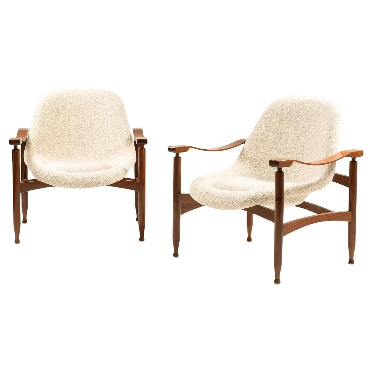 Tiki armchairs - Busnelli - Italy 60s 1